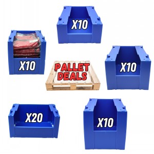 Correx Type Stacking Pick Boxes Bulk Pallet Deal 01